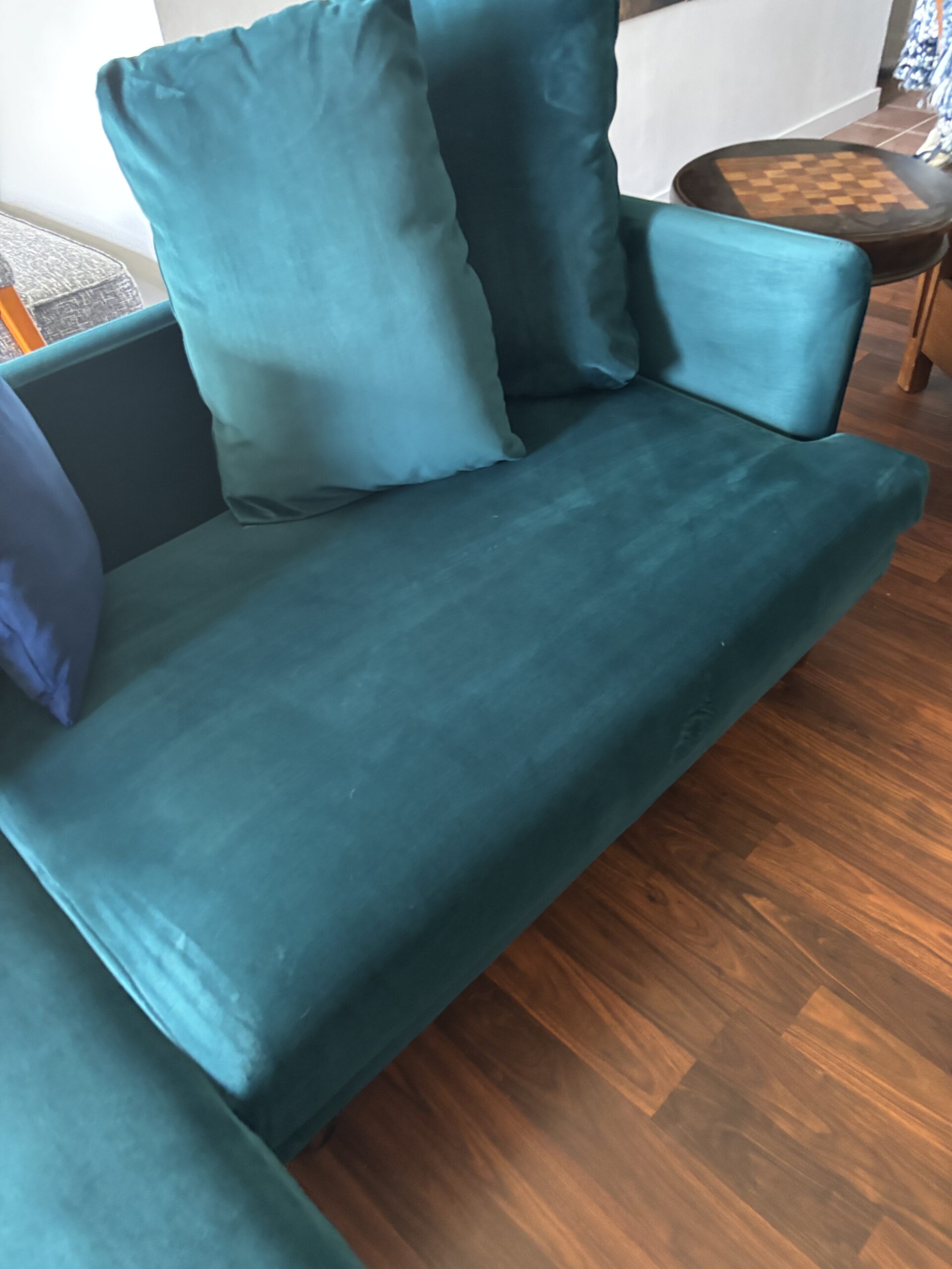 blue couch